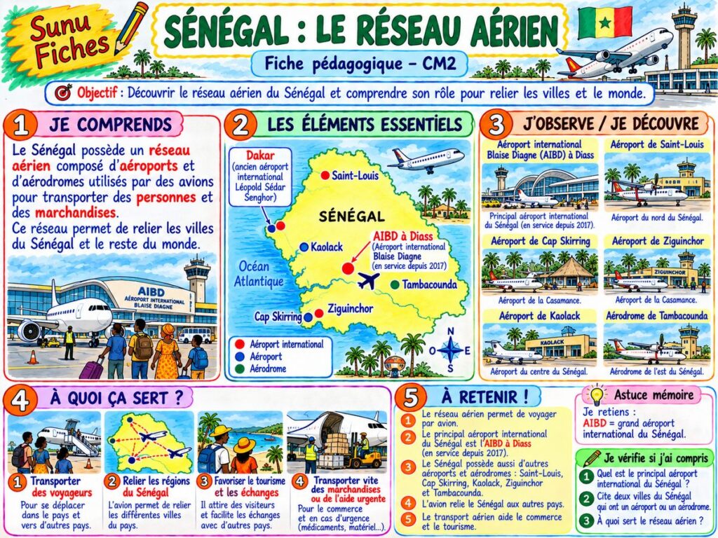 Le réseau aérien