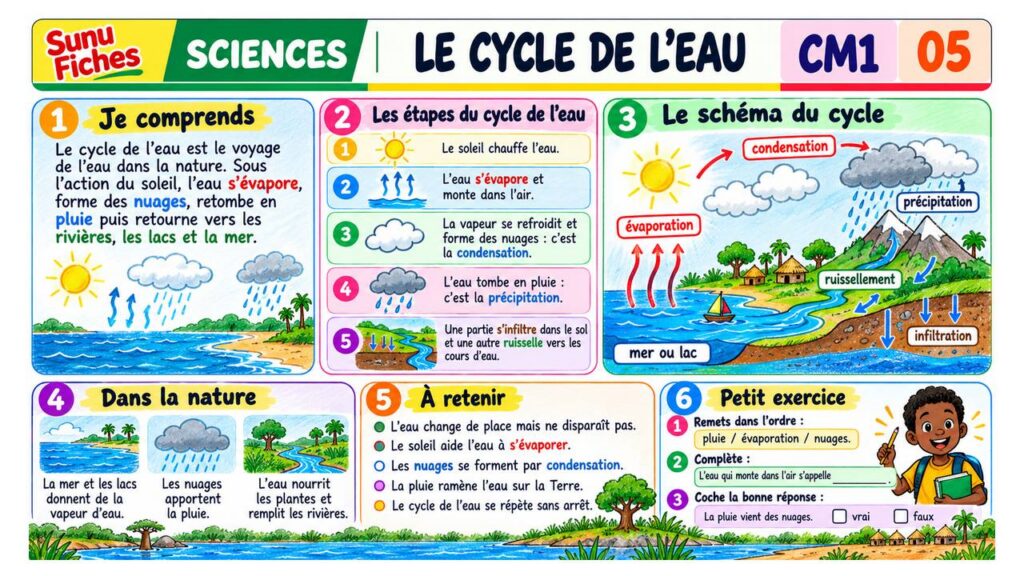 Le cycle de l’eau
